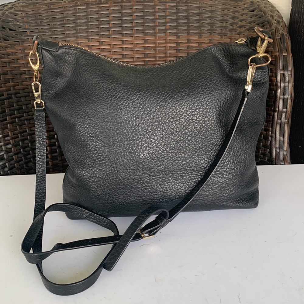 Kate Spade Black Leather Shoulder / CrossBody Bag - Picture 2 of 16